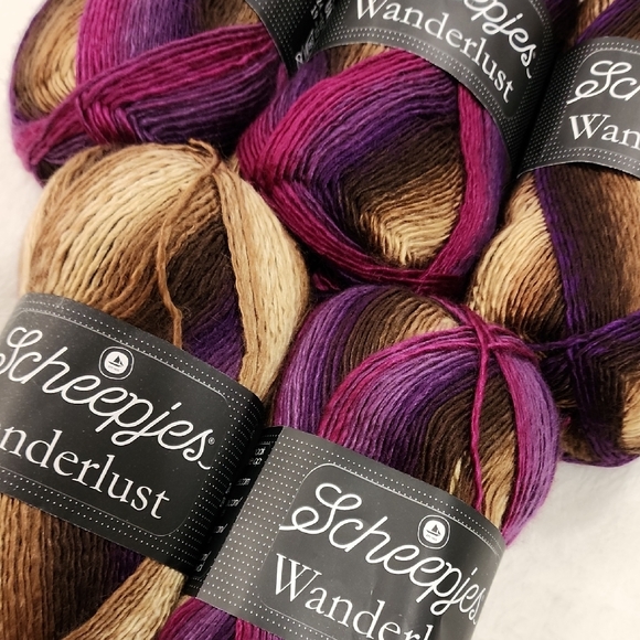 5 Scheepjes Wanderlust Yarn Bundle All.same Dye Lot. Color Havana - Picture 2 of 10